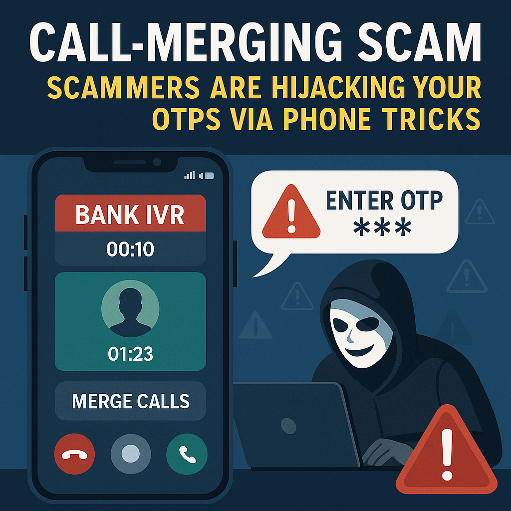 Call Merging Scam: अब कॉल मिलाकर चुरा रहे हैं आपका OTP!